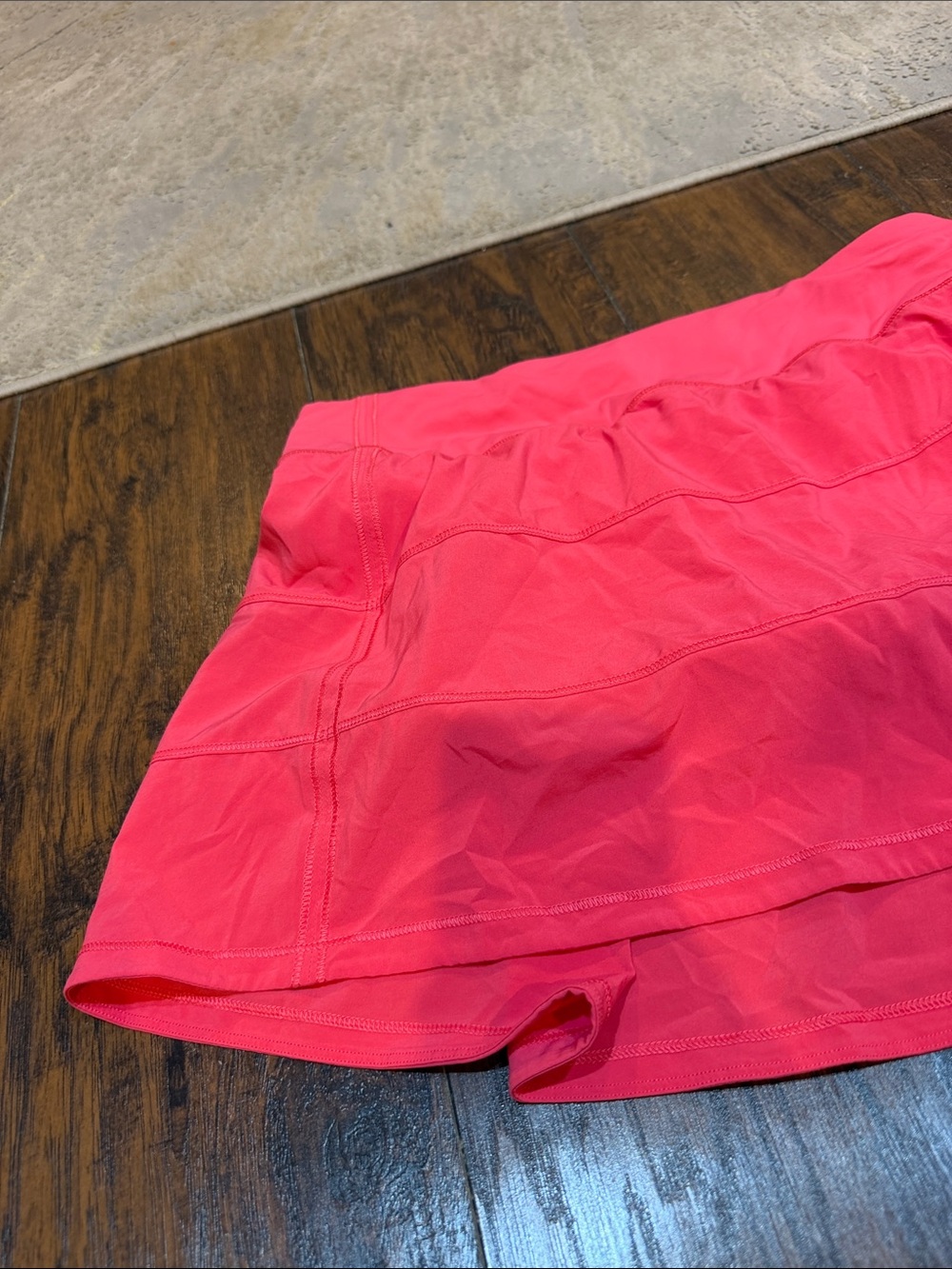 SZ 8 Lululemon Pace Rival Mid-Rise Skirt Lip Gloss pink - Picture 3 of 10